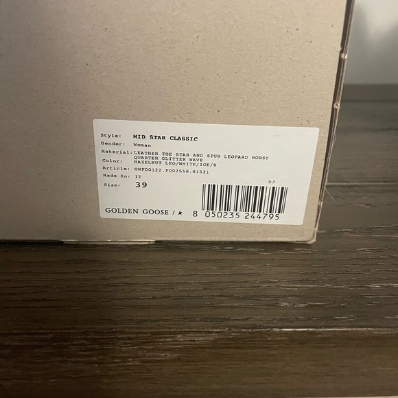 Golden Goose Giraffe Print Midstars - Picture 2 of 9